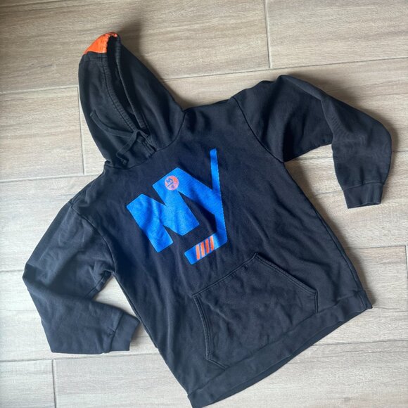 NY Islanders Black Hoodie w/ Front Pocket – Unisex 2XL - Picture 2 of 6
